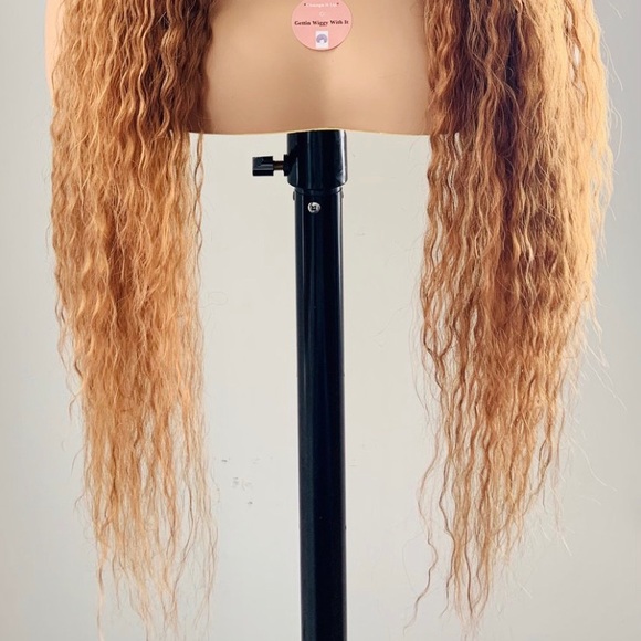 Long Auburn Premium Fiber “Put On & Go” Headband Wig - Picture 2 of 13